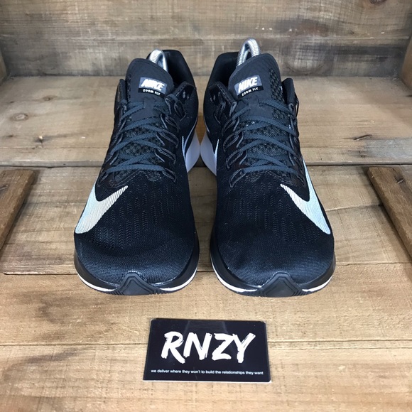 NEW Nike Zoom Fly Black White - Picture 2 of 7
